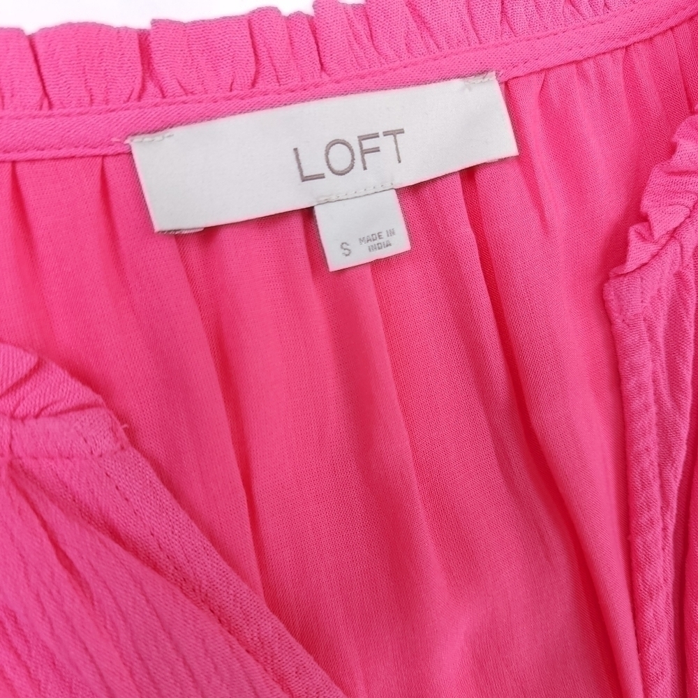 🔴 Loft Pink Maxi Dress Size S - Picture 7 of 14
